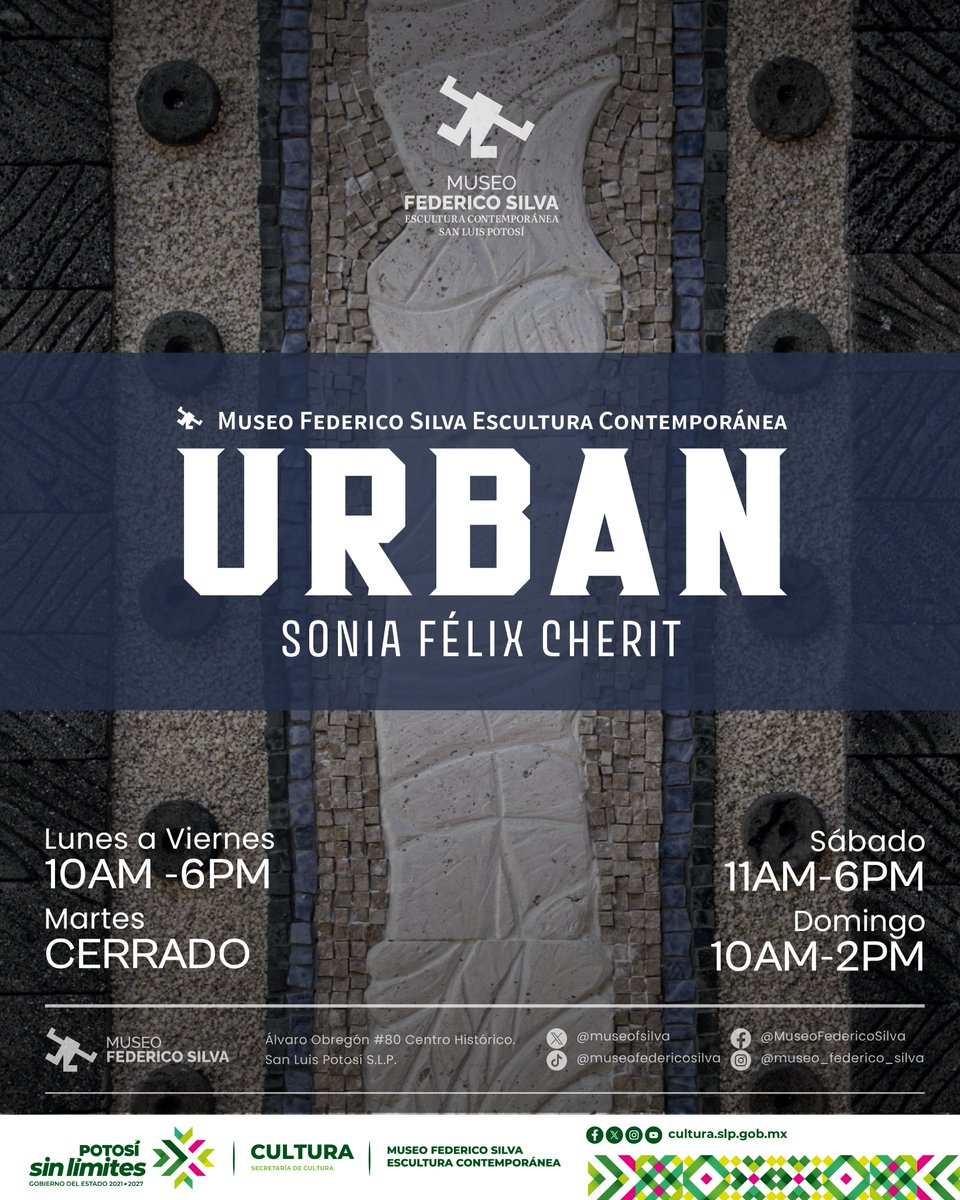 Este fin de semana visita el #MuseoFedericoSilva 🤩 si recibes visitas para pasar las fiestas de navidad, tráelos a conocer el paraíso escultórico de Federico Silva, además de nuestras 3 exposiciones temporales vigentes. ¡Aquí les vemos!

#ricardogallardo #potosisinlimites