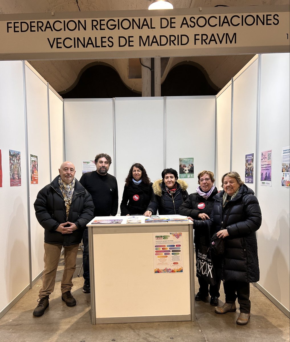 Un año más estamos en la Feria de Asociaciones dando a conocer el trabajo de la federación y las asociaciones y colectivos vecinales en los barrios de Madrid.