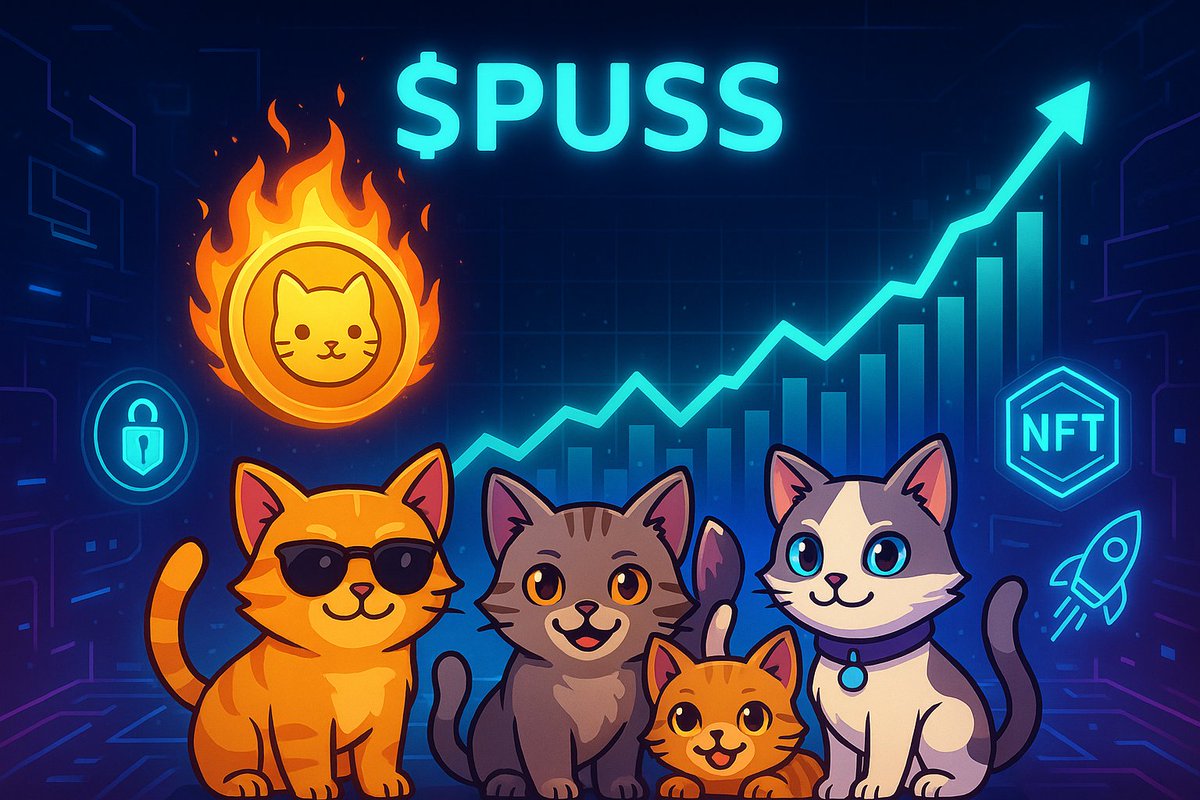 aongkonbd's tweet photo. @pussmemecoin $PUSS keeps proving that consistency beats hype every time. 📈 https://t.co/CjGxY1dl3U