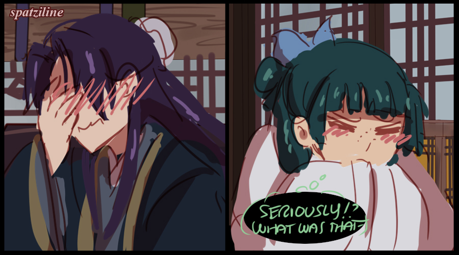 spatziline's tweet photo. Of course Maomao needed to do that to check Jinshi's health #TheApothecaryDiaries #kusuriyanohitorigoto https://t.co/tuVxxOW1XW