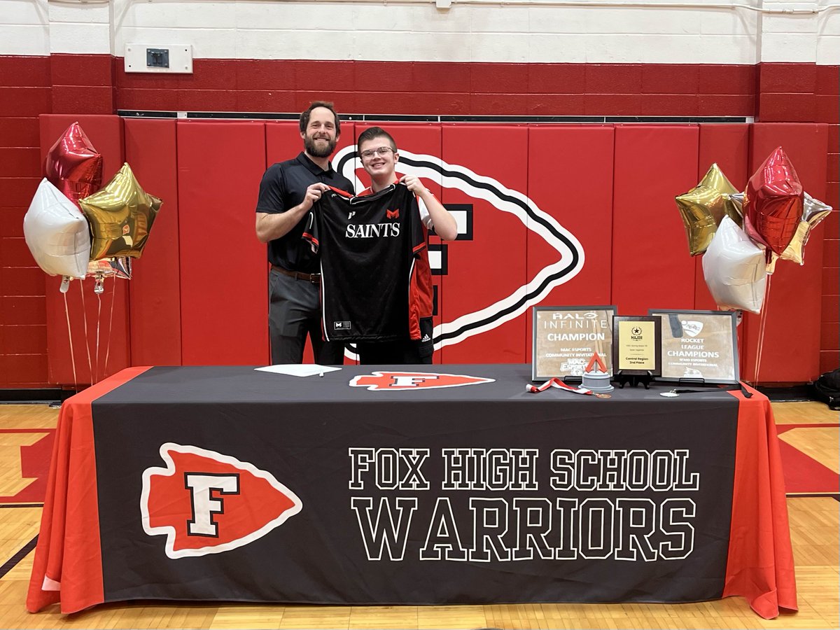 Maryville Academy is excited to welcome St. Louis local Beckett “Yello” Franke from <a href="/FoxHSEsports/">Fox Warrior Esports</a> 🤝

He will compete with the Apex Legends team in Fall '26 as he takes the next step in his esports journey.