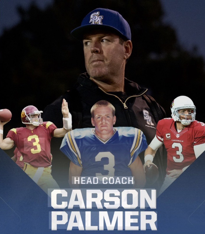 Listen in on our latest #CatholicSportsView, as our host interviews head coach of <a href="/SMCHS_Football/">SM Eagles Football</a>, #CarsonPalmer, about winning the CIF SS Championship! The Eagles will play on Saturday for the state title. CC: <a href="/SMCHSEagles/">SANTA MARGARITA Catholic High School</a>

Click here to listen:
catholicsportsview.buzzsprout.com/2070526/episod…