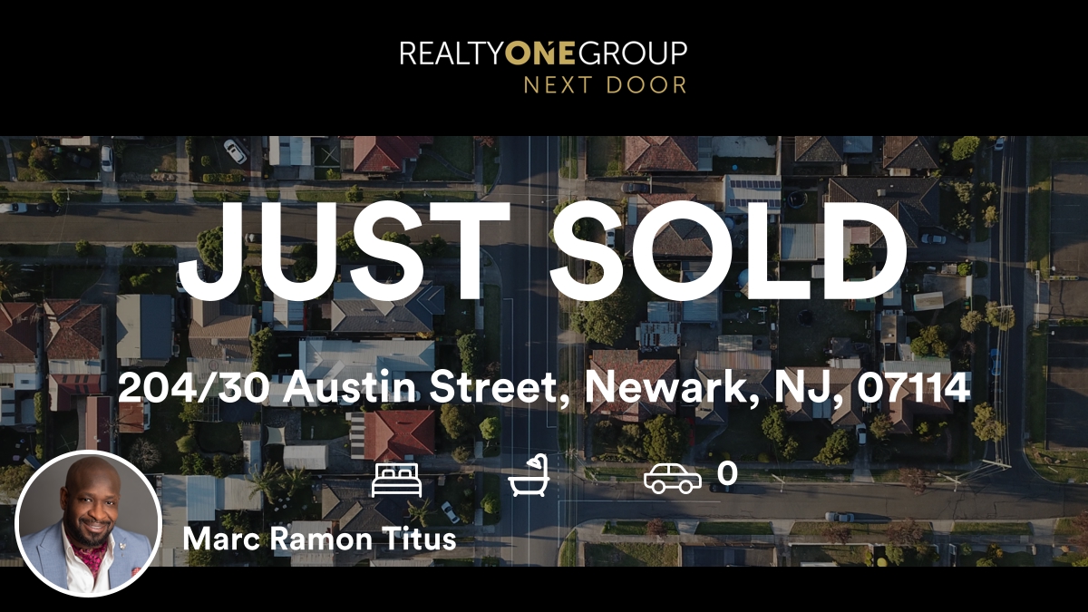 NJRealtyFox's tweet photo. 📍 204/30 Austin Street, Newark, NJ, 07114

My latest sale on RateMyAgent.
NJ L1329126
https://t.co/HkxI4QHfvB

...
#ratemyagent #realestate https://t.co/RxOcGCnaIv