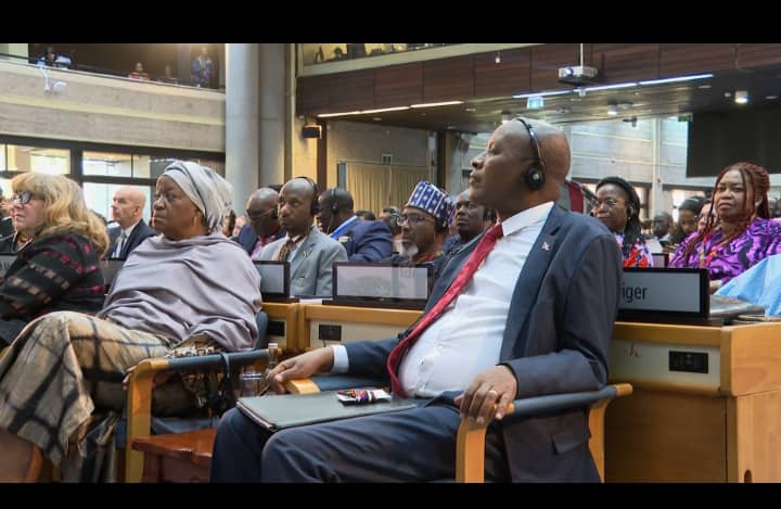 Retour sur images : participation de Son Excellence Prosper Bazombanza Vice-Président de la République du #Burundi, à Nairobi et au nom du Chef de l'Etat #Burundi_ais Son Excellence <a href="/GeneralNeva/">SE Evariste Ndayishimiye</a>, à la 7 ème Assemblée des Nations Unies pour l'Environnement.