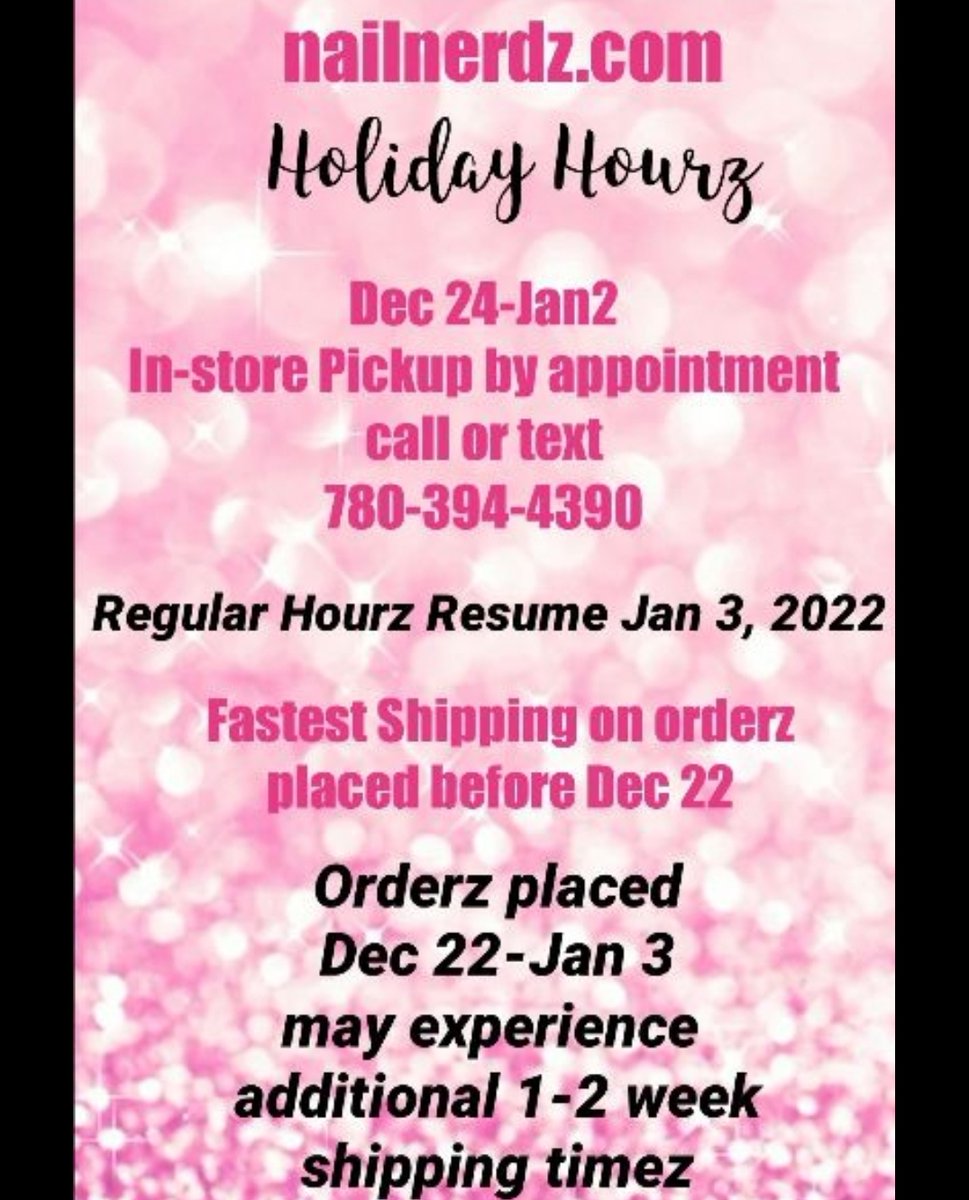 nailnerdz's tweet photo. Winter Holiday Hourz! - https://t.co/tH5jziFh48 https://t.co/ad9vif1kPk