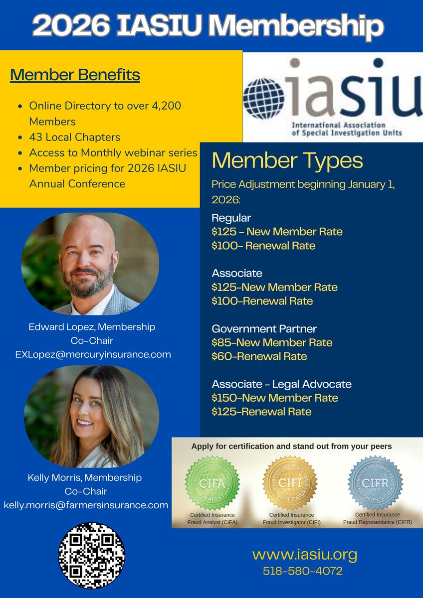 Becoming a member of IASIU will give you access to countless useful resources and aid you in growing your professional network! Make sure to renew before the price increase on January 1, 2026! Join today: bit.ly/4gzJ1QZ
