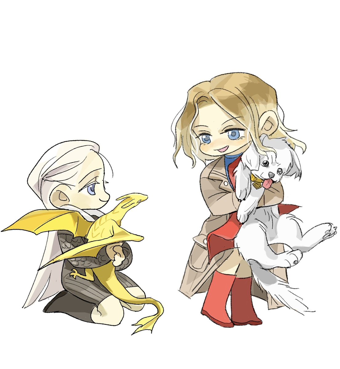 rhaenyra and supergirl would plan play dates for syrax and krypto 🥹