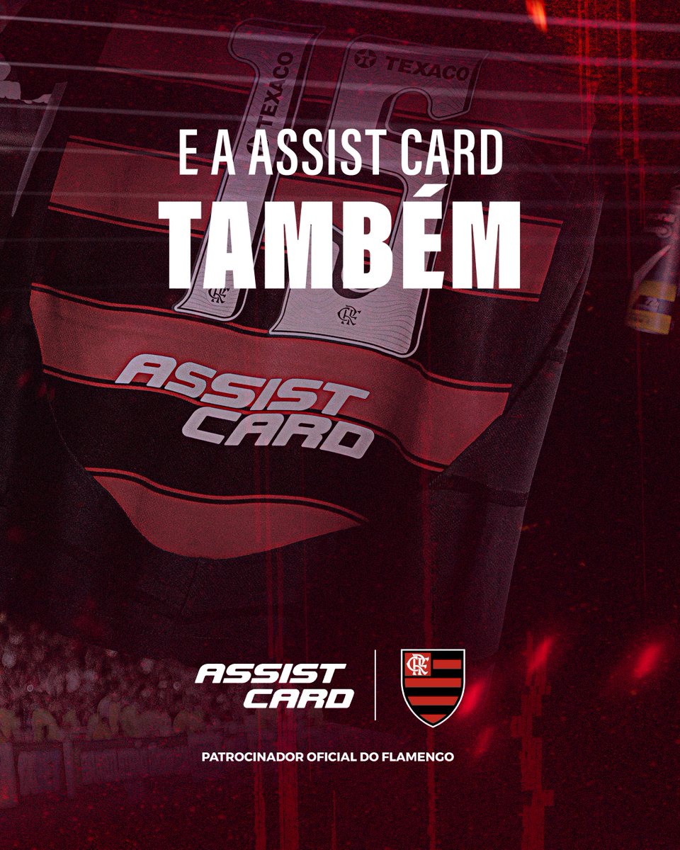 Flamengo's tweet image. Com o Mengo a gente vai longe, e com a Assist Card, vai protegido. 🔴⚫
Cobertura médica, Salas Vip em aeroportos e até proteção para seu pet.

#Flamengo
#CampeãoDaAmérica #AssistCard #AssistFla #ad