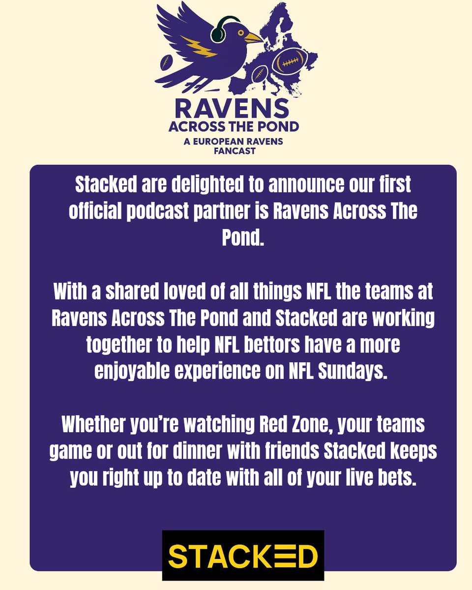 RavensATP's tweet image. @RavensATP X @StackedBet 

Just the start! 

#RavensFlock