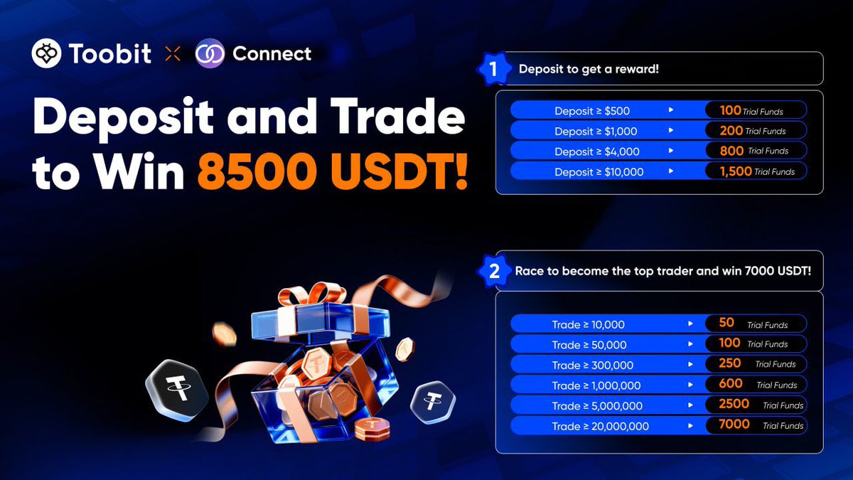 ⚡️⚡️HUGE <a href="/Toobit_official/">Toobit</a> 20% Deposit Bonus with INSTANT bonus

🚨 Check out the VOLUME  BONUS too.. HUGE!!

Sign up 👉🏻 toobit.com/t/Rredab

- 2hrs for trial funds to be delivered 
- Unlimited Slots
- 50% fees / losses covered by bonus
- no KYC required 

Note: that country