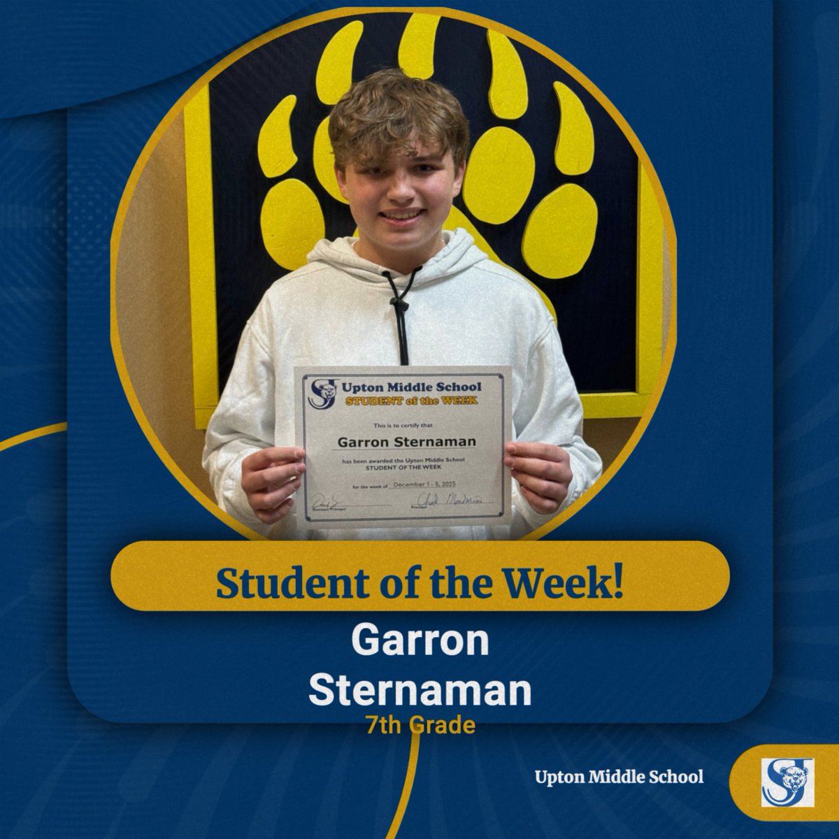 7th Grade SOW- Garron Sternaman