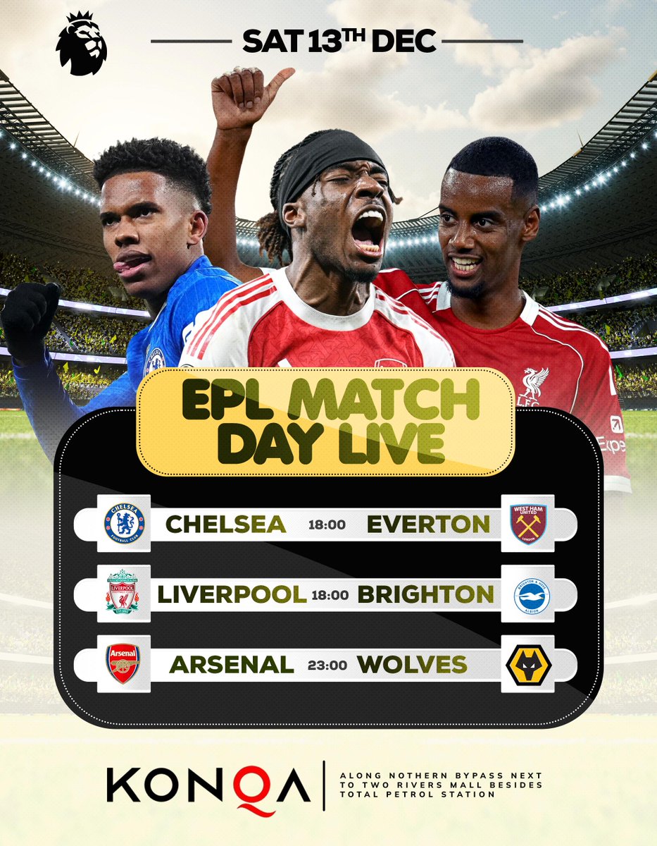 Konqa254's tweet photo. It's also a football weekend. Come and enjoy with your friends. 
Fresh and ready foods and drinks available. Ample parking. 

#konqa254
#konqaisalifestyle
#partiesatkonqa https://t.co/ZWXMYcX64b