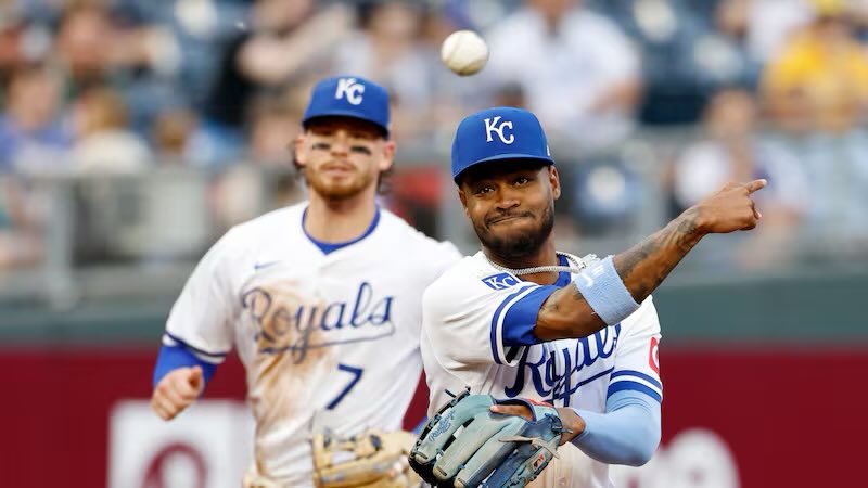 bturner23's tweet image. Kansas City this is the left side of your infield for years to come🔥🔥
