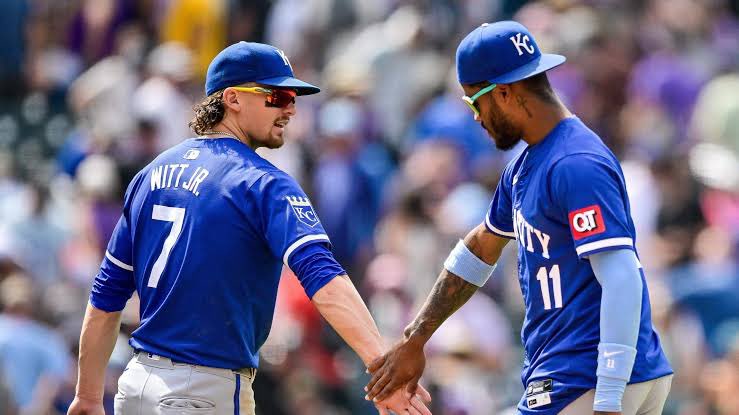 bturner23's tweet image. Kansas City this is the left side of your infield for years to come🔥🔥