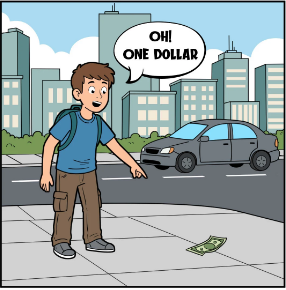 weiss1_erica's tweet image. Just finished illustrating this three-panel sequence—a little story about finding a dollar, and then... finding the dollar's owner. 😂
What mini-story can I illustrate for you? Shoot me a DM for commissions! ✍️
#ComicArt #CartoonStyle #Illustration #GraphicDesign #Storytelling