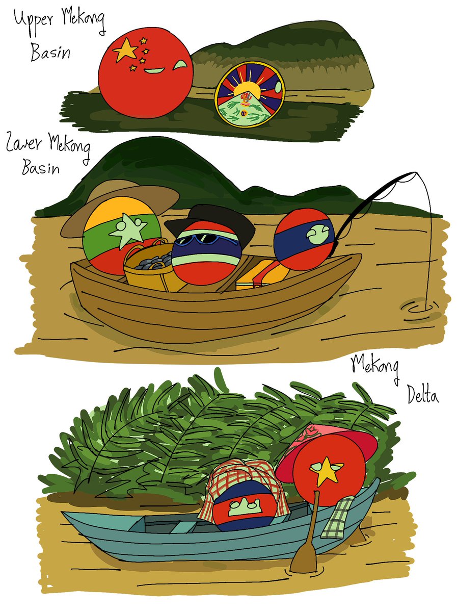 GelFunky's tweet image. Not typical CH content you would see here but, here's some #countryballs Mekong style