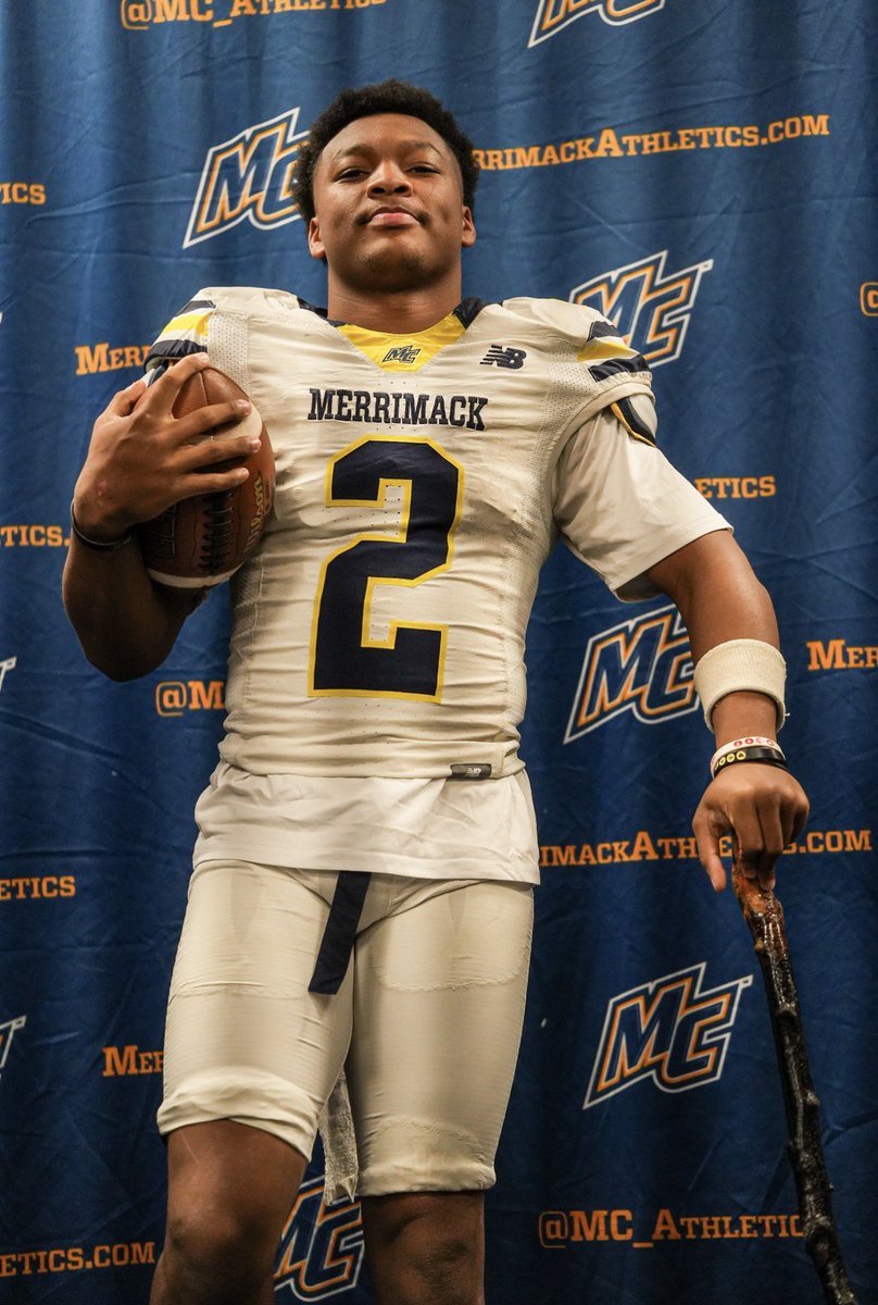 mcrobinson2026's tweet photo. 🔜 @Merrimack_FB https://t.co/3fLYz9JkcA