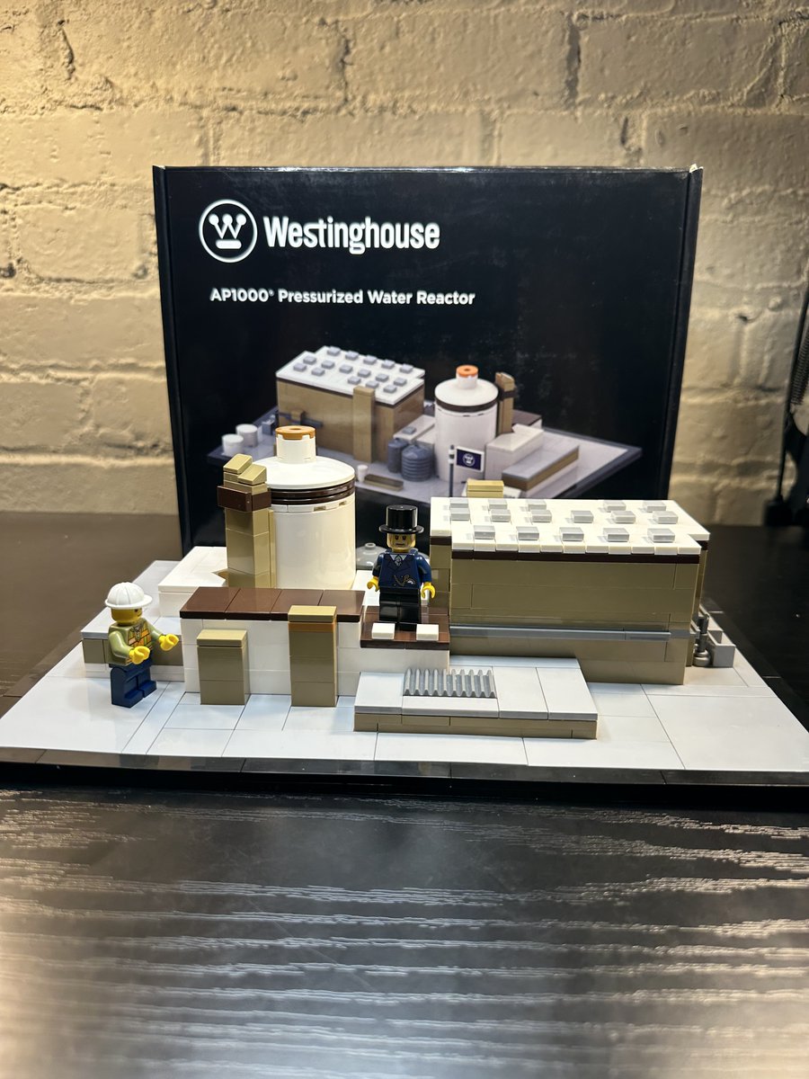 WECNuclear's tweet image. George Westinghouse would marvel at the incredible advances in nuclear technology that our namesake company has made over the last 75 years. About half of all the world’s nuclear power plants are based on Westinghouse nuclear technology. ​ 

Last week, “Bricks George” unveiled…