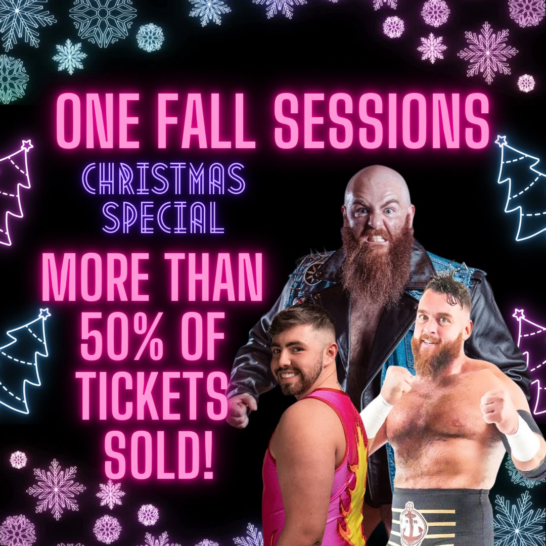 OneFallSessions's tweet image. More than half the tickets for our Christmas Special are now GONE! So if you were waiting, you are running out of time! 

Damo, Coffey and Brookes join Simon Cassidy for a night of laughs, stories and chaos on Tuesday 23rd December in Blackfriars Basement: eventbrite.co.uk/e/the-one-fall…