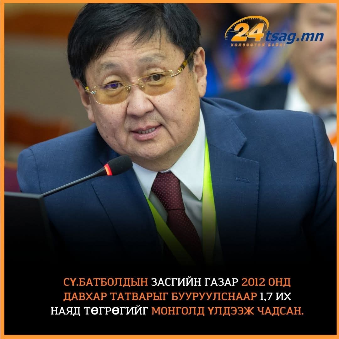 🟠"Cү.Батболдын Засгийн газар 2012 онд давхар татварыг бууруулснаар 1,7 их наяд төгрөгийг Монголд үлдээж чадсан"

Дэлгэрэнгүйг: 24tsag.mn/a/242910