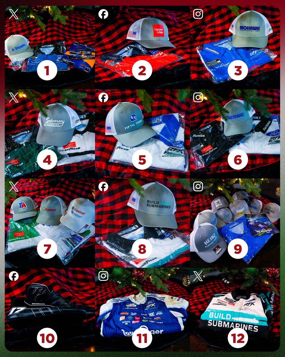 RFKracing's tweet photo. Santa Chris just dropped off the presents 🎁 https://t.co/d8oUw8w8P1