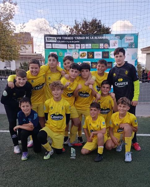 Lo han vuelto a hacer! 

Los Alevines se coronan campeones de la Fase Oro del Torneo Ciudad de la Alhambra en Cájar.
Trabajo, compañerismo y mucha ilusión detrás de este éxito.
¡Qué orgullo verles disfrutar y competir así! 🏆⚽️

#CDHT #CESURCA