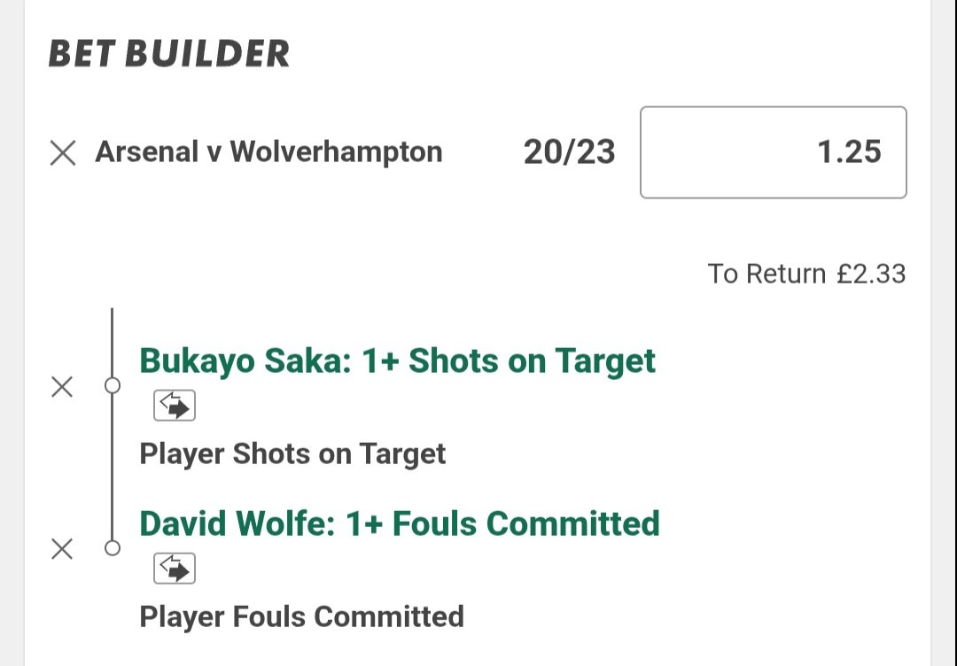 Billys_Bets's tweet image. 🏴󠁧󠁢󠁥󠁮󠁧󠁿 Arsenal v Wolves

Arsenal covered 1st half bet v Brentford/Forest/Leeds/West Ham

Saka SOT last 6 PL games Wolfe foul in 3 of last 4 &amp;amp; up against Saka