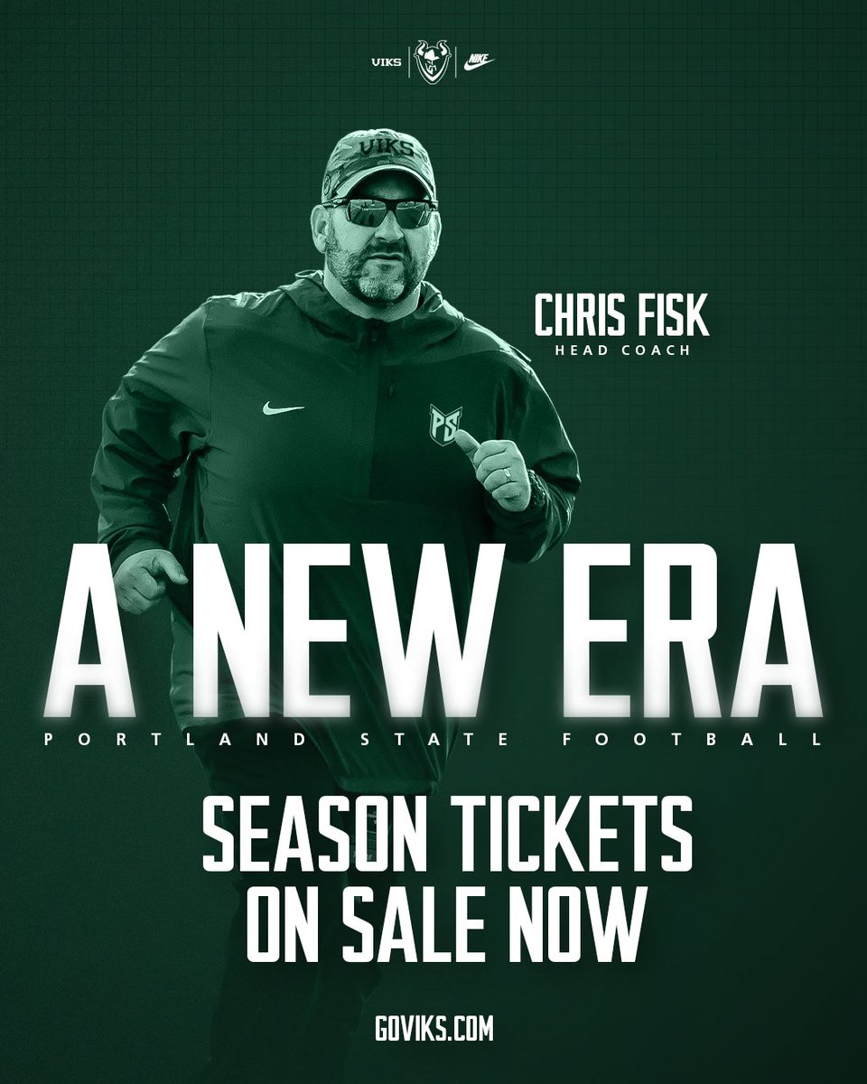 psuviksFB's tweet image. Board The Ship for our new era.

2026 Season Tickets are on sale now. 👐

🎟️: portlandstate.universitytickets.com/w/packages/Pac…

#GoViks | #DefendTheShip