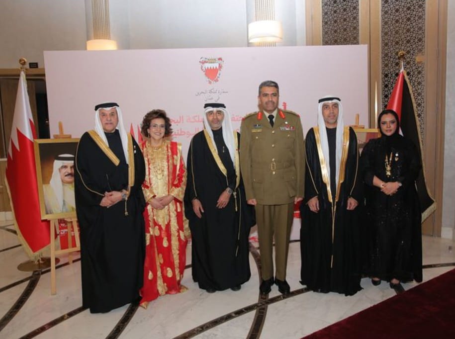 BahrainEmbJO's tweet image. أقامت سفارة مملكة البحرين لدى المملكة الأردنية الهاشمية حفل استقبال في العاصمة الأردنية عمّان، بمناسبة احتفال مملكة البحرين بأعيادها الوطنية، وعيد الجلوس السادس والعشرين لحضرة صاحب الجلالة الملك المعظم حفظه الله ورعاه، وما يصاحبها من مناسبات وطنية.
