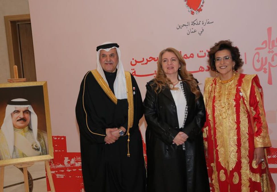 BahrainEmbJO's tweet image. أقامت سفارة مملكة البحرين لدى المملكة الأردنية الهاشمية حفل استقبال في العاصمة الأردنية عمّان، بمناسبة احتفال مملكة البحرين بأعيادها الوطنية، وعيد الجلوس السادس والعشرين لحضرة صاحب الجلالة الملك المعظم حفظه الله ورعاه، وما يصاحبها من مناسبات وطنية.