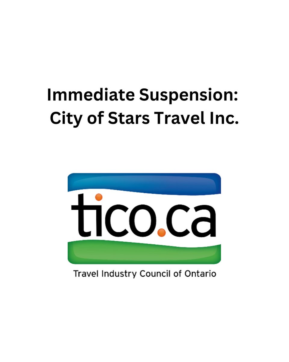TICO (The Travel Industry Council of Ontario) tweet media