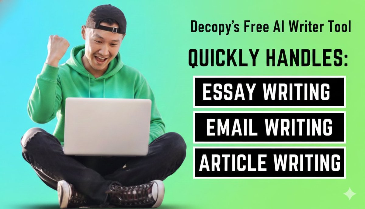 Julien459497175's tweet photo. Decopy AI Writer Tool – Gratuit. Un outil d’écriture puissant capable de rédiger rapidement essais, emails, articles et bien plus encore. Simplifiez votre rédaction avec l’IA. ✨📝
👉 Essayez maintenant : https://t.co/Vaoe0yzoX2
#Decopy #AIWriter #OutilsAI https://t.co/VPZVemaaly