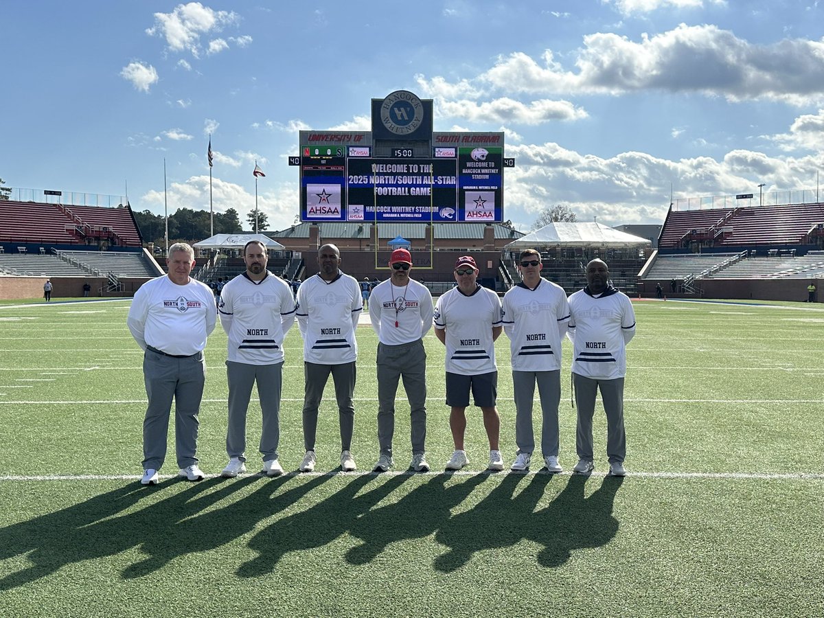 AHSAAUpdates's tweet image. Here are your 2025 North-South Football All-Stars!