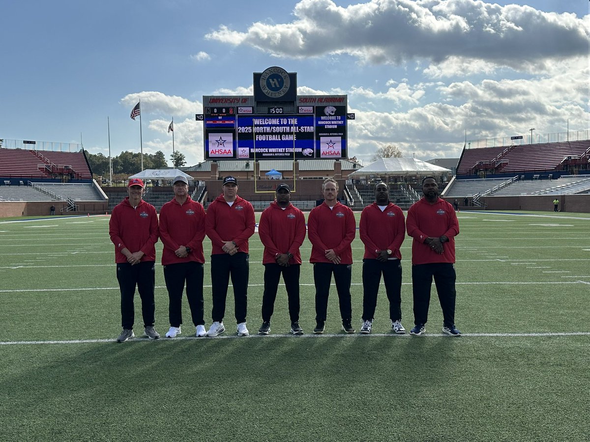 AHSAAUpdates's tweet image. Here are your 2025 North-South Football All-Stars!