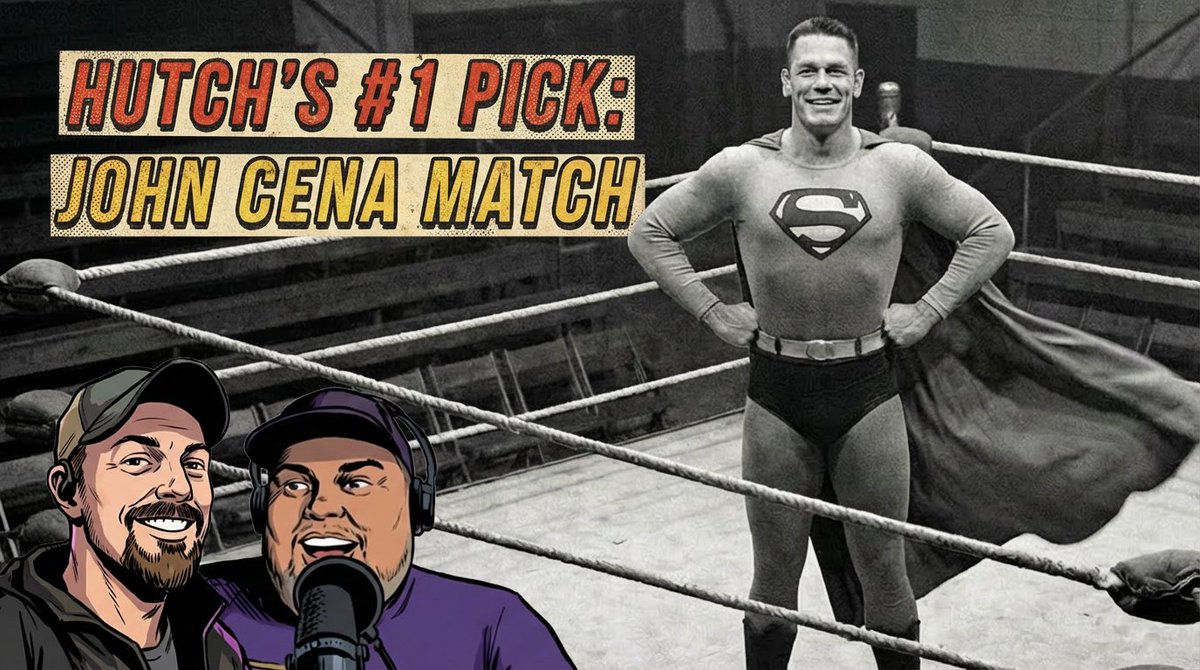 HUTCH breaks down his #1 Cena Match and his close runner up!! It's all about Super-Cena guilt and why this thing hit different years later. This is the match that went from “LOL nah” → to → “Oh damn… this is a masterpiece.”  

FULL EPISODE HERE -- youtu.be/4wA0R2nrJRw