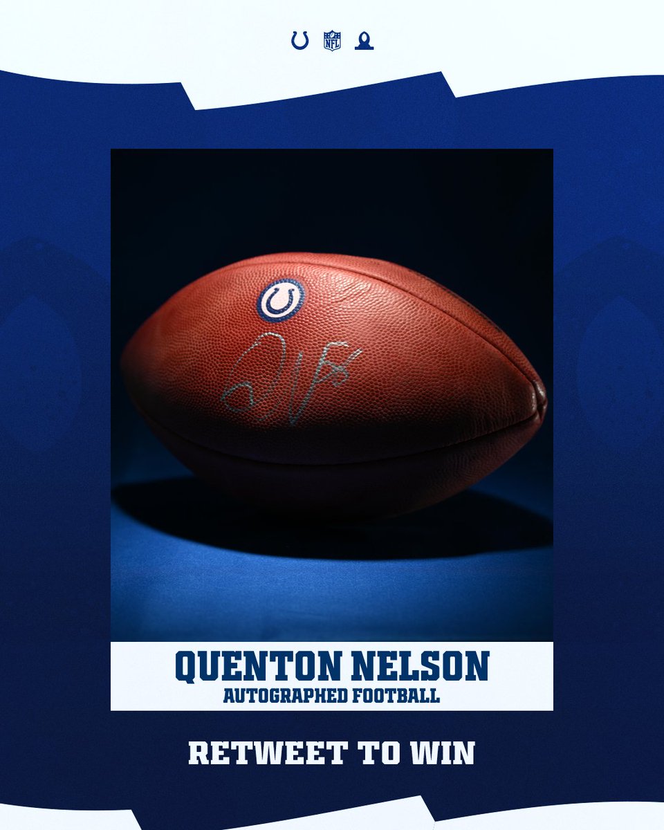 who wants a signed @BigQ56 football??👀
rt to win and #ProBowlVote | Quenton Nelson