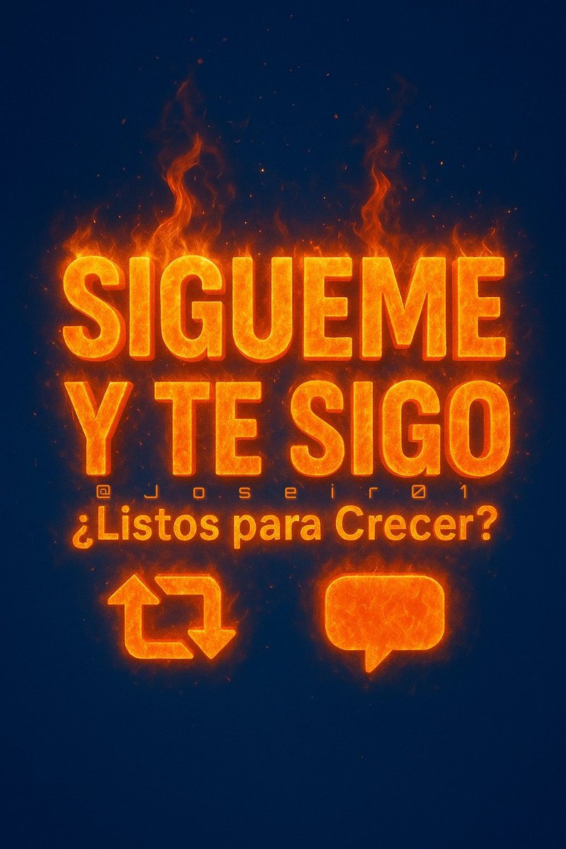 📢¡Sɪ́ɢᴜᴇᴍᴇ Y Tᴇ Sɪɢᴏ!🚀
Dale Rt🔁 Mg❤️ y Comenta💬

Sigue a los Rts y a los que comenten, te devolverán el Follow de una🤝💯
#SiguemeYTeSigo