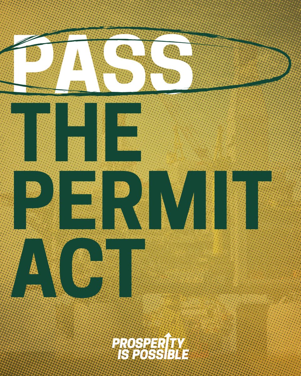 Pass the PERMIT Act. Learn more here: bit.ly/48P1t4N