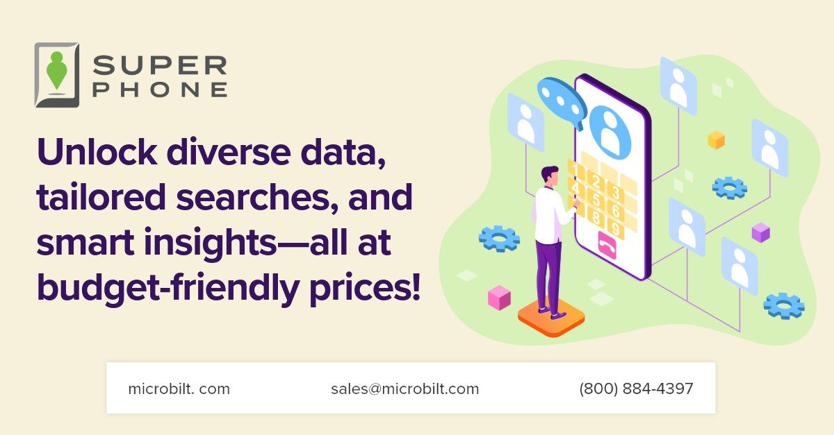 philipburgess's tweet image. Are you a collections and recovery professional who is fed up with using outdated skip tracing tools?

Gain access to a wide range of data, customizable search options, and advanced intelligence.

Visit hubs.la/Q03W39ML0 for more information. 
#skiptrace #solution #lender
