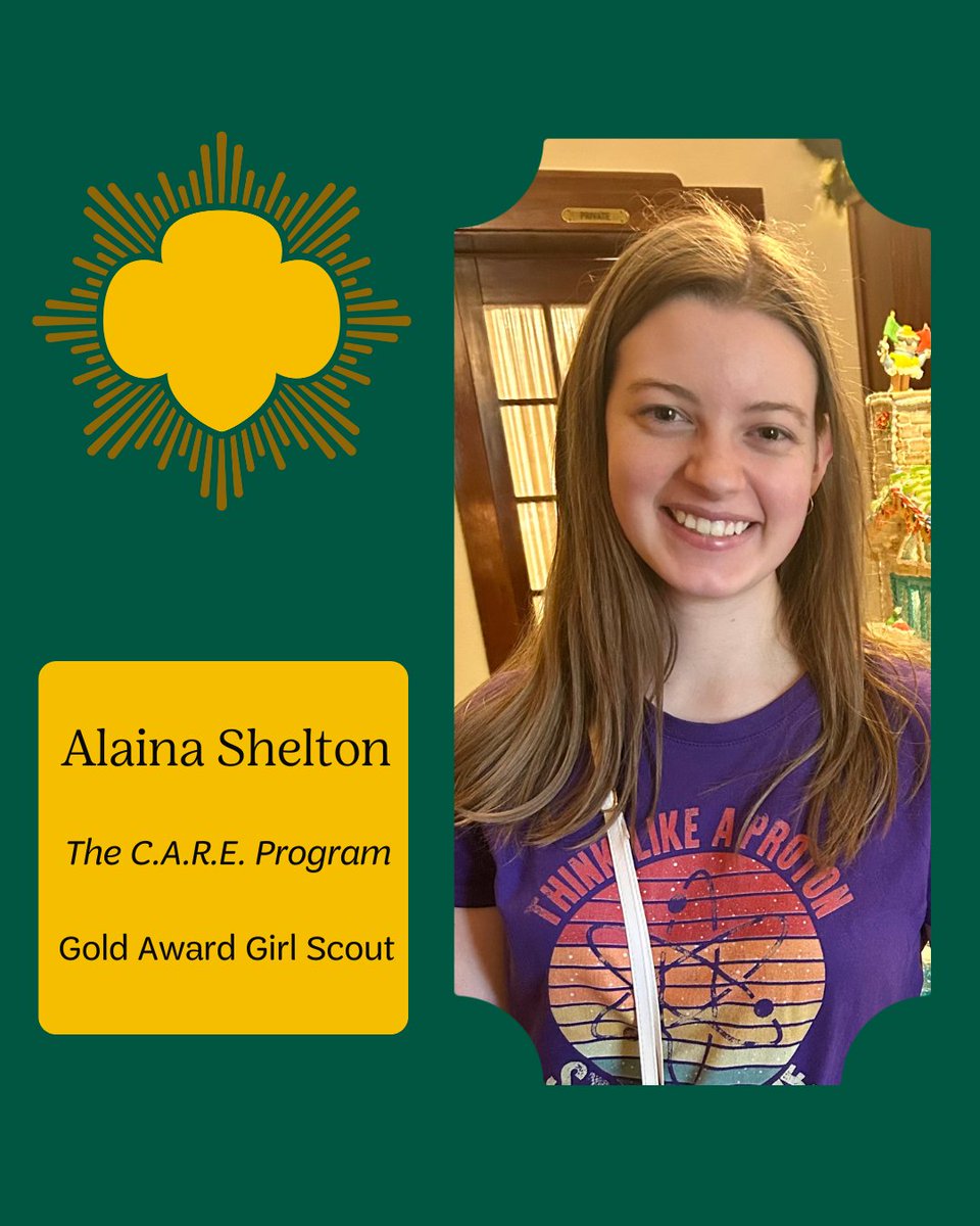 Congratulations Alaina! 💛 After hearing about students at her high school who may have to drop out due to food insecurity, Alaina created a school food pantry.

"The journey to completing this project taught me a lot about not giving up even when everything has failed."