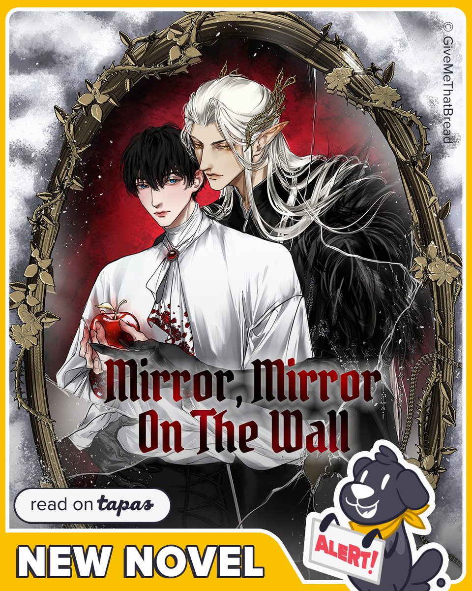 tapas_app's tweet image. Winter wakes in the fae underworld with only a cynical dark-elf king as his guide. 🧝‍♂️

To escape, they must restore the Magic Mirror🪞 and survive the twisted fairytales around them, before the Evil Queen captures him and takes what she always wanted: his living heart.🫀