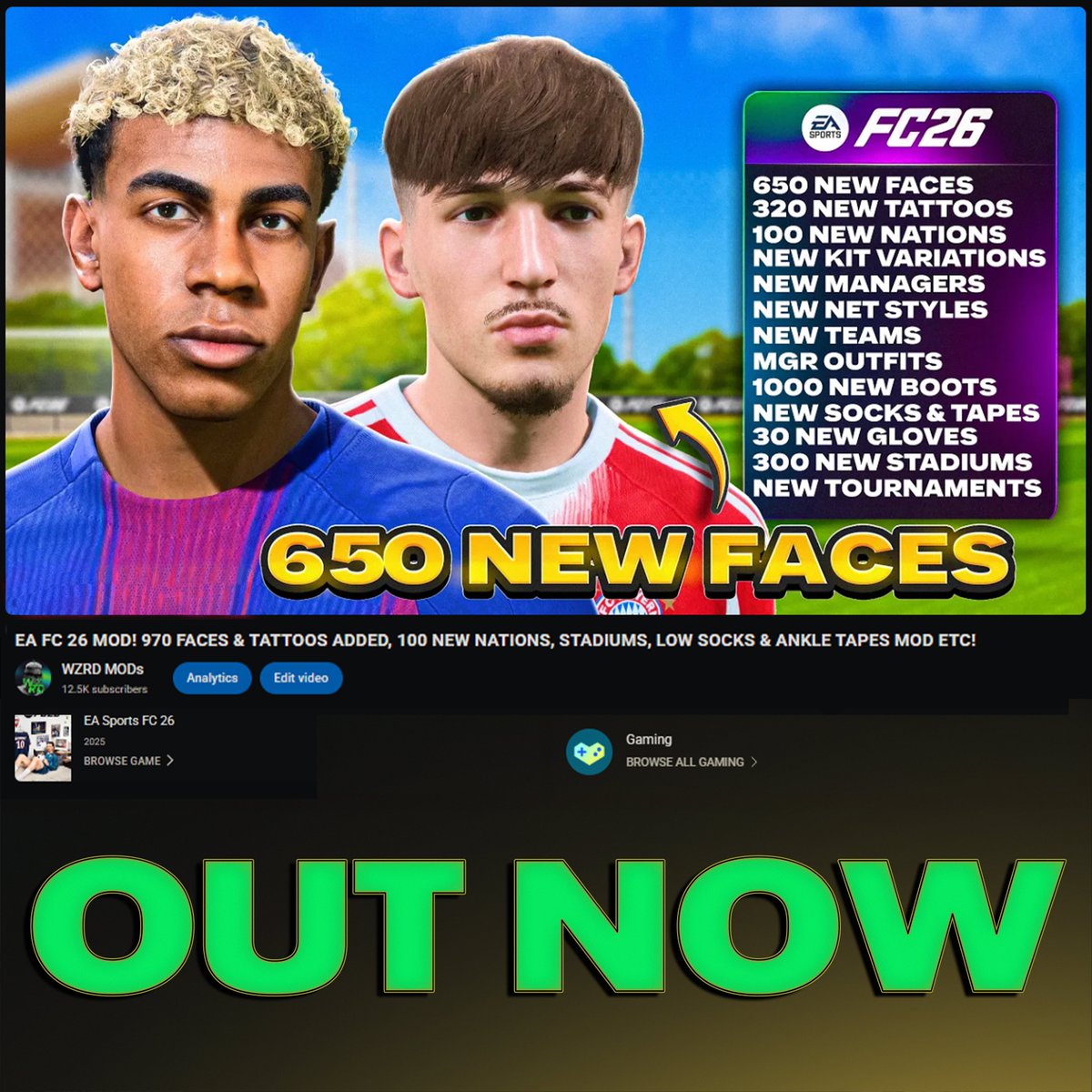 WZRDMOD's tweet photo. some more faces for #fc26 new tattoos plus so much more!!! check it out now!⤵️
https://t.co/wloJc8swWi https://t.co/Kwcw1PgmYl