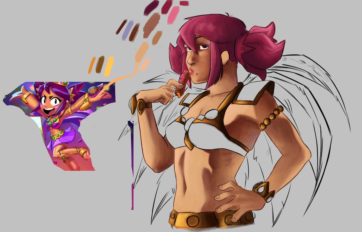 mandy that im coloring #BrawlStarsArt