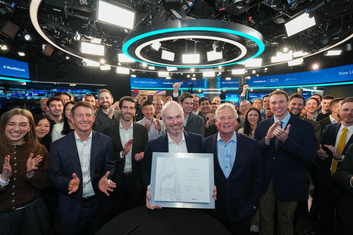 NasdaqExchange's tweet image. 🎉 @Wealthfront is now officially #NasdaqListed under the ticker symbol $WLTH