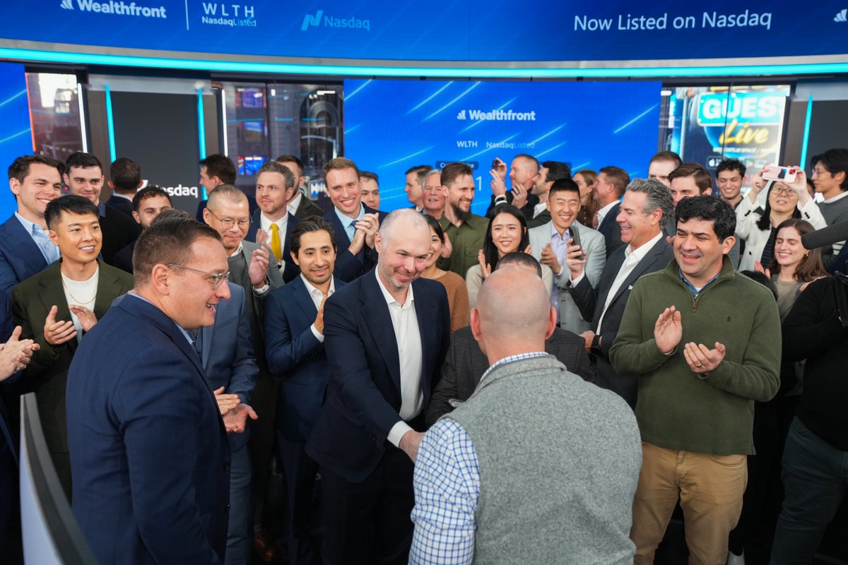 NasdaqExchange's tweet image. 🎉 @Wealthfront is now officially #NasdaqListed under the ticker symbol $WLTH