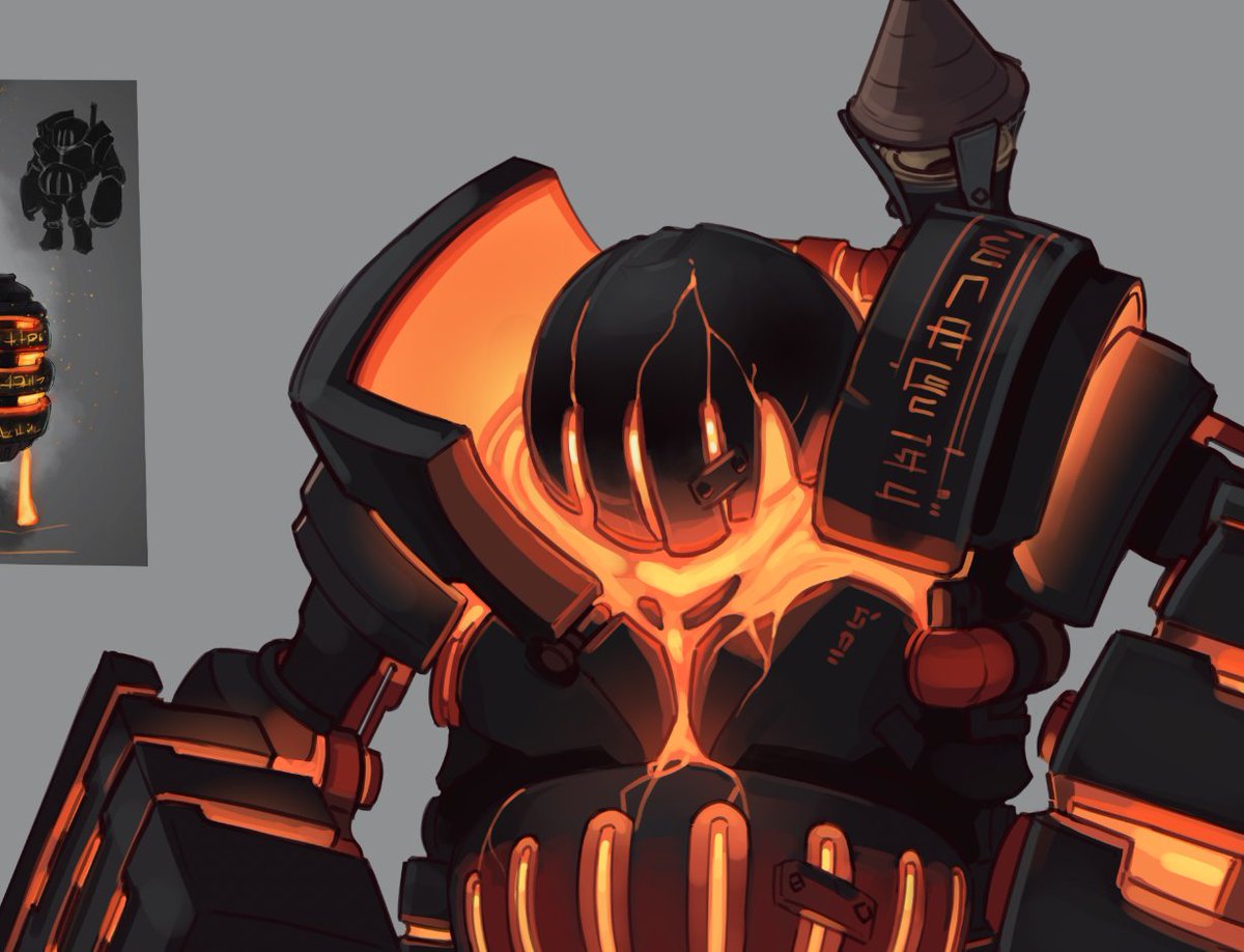 Iron Golem... or maybe a Furnace Golem
