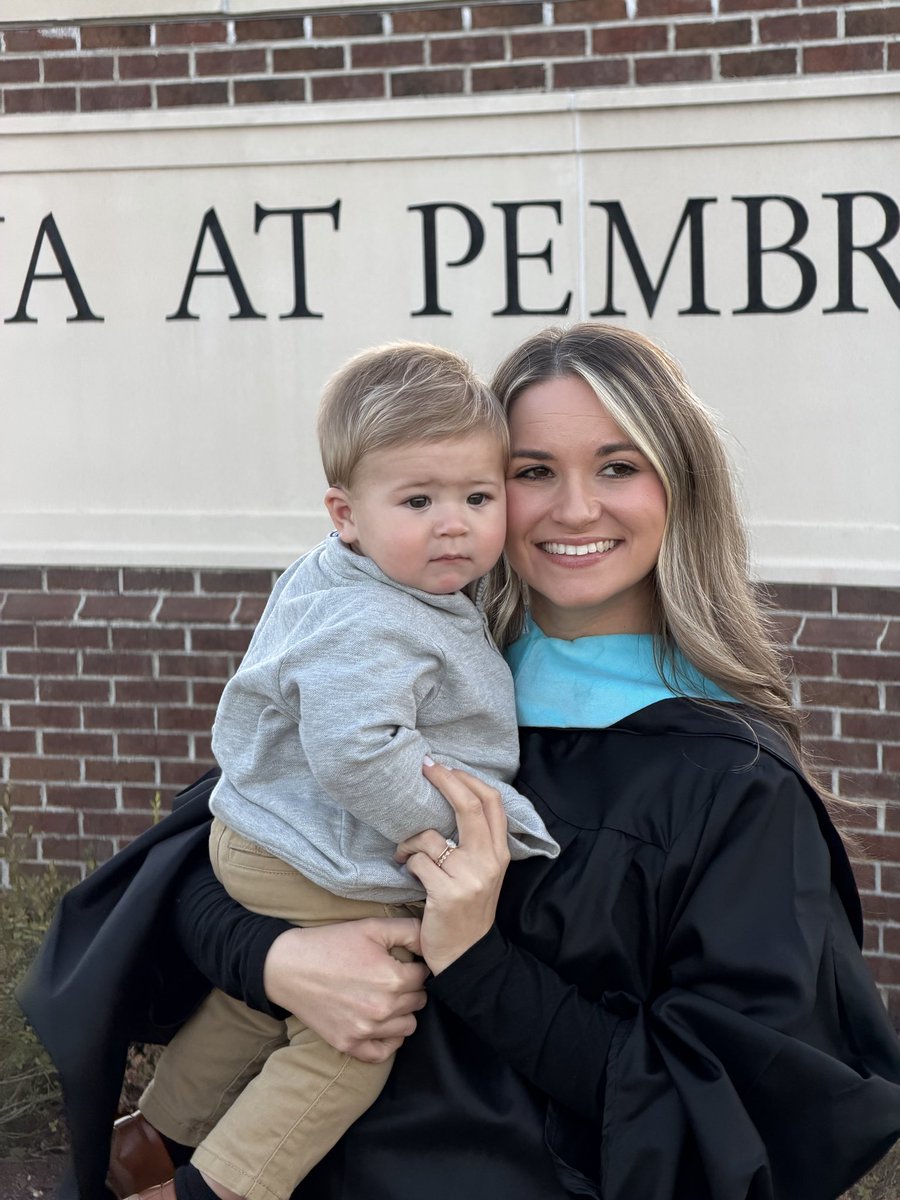 eddiesmith89's tweet photo. Today we celebrate you Hanna Kate!!! I’ve had the pleasure to watch this journey from Laurel Hill Elementary, Sycamore Lane, Scotland High School, Richmond Community College, UNC Pembroke Undergraduate and now UNC Pembroke Graduate/Masters Degree!! Congratulations!!! We love you! https://t.co/yFmSpkzCEX