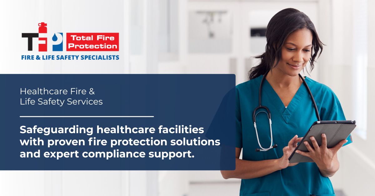 totalfire1's tweet photo. Patient care requires strict compliance. TFP helps hospitals meet Joint Commission standards with alarms, suppression systems, log books, and training—protecting patients, staff, and uptime.

https://t.co/VDbCwzcc0v

#HealthcareSafety #JointCommission #TotalFireProtection https://t.co/SejNyU78Ye