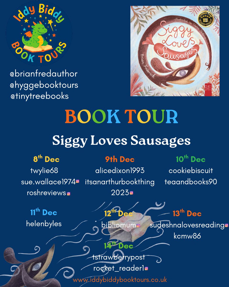 Looking forward to our IG post today <a href="/BrianFredAuthor/">BrianFrederickAuthor</a> 🎊
Then tomorrow we have <a href="/kcmw86/">Bookworm86</a> taking over! ❤️

#childrensbooks #childrensfiction #childrensstories #childrensauthor #iddybiddybooktours #booktours #blogtours #bookreviews #bookreviewers #bookbloggers
