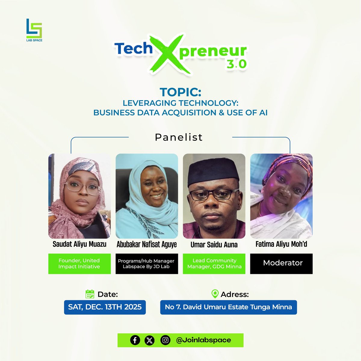 Inside the Story for Tomorrow...
Ideas will be shaped, Strategies Implemented and Ventures relaunched...

The TechXpreneur Power Panel...